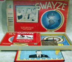 SWAYZE News Quiz Game © 1954 MiltonBradley